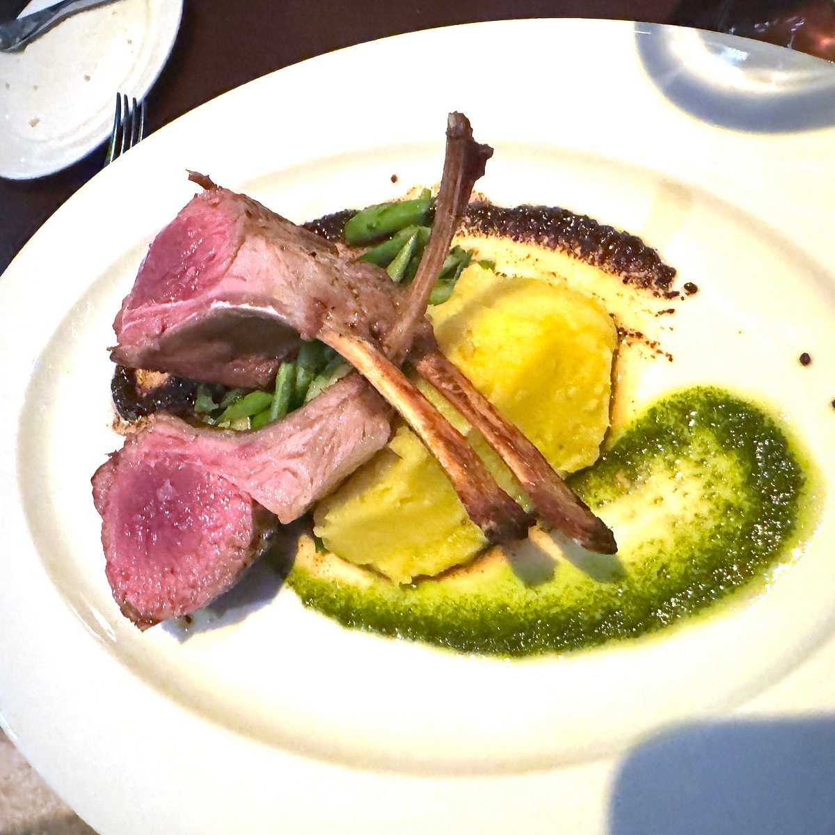 Lupi & Iris signature dishes Lamb Chops, Veal Chop, New York Strip, Linguine Al Limone